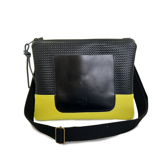 BANDOLERA MINI CUADRADA CON BOLSILLO