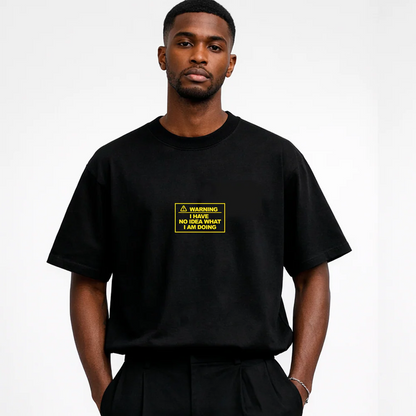 Polera Negra The Working Class.  Oversize