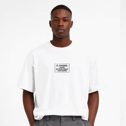 Polera Blanca The Working Class.  Oversize