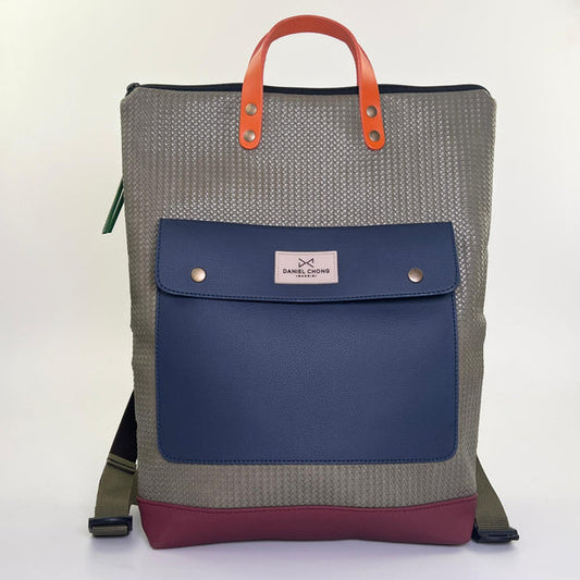 MOCHILA SLIM SOLAPA RATTAN