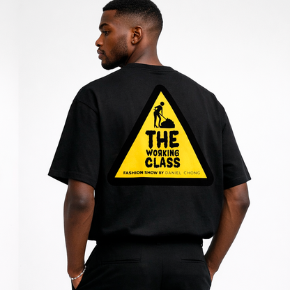 Polera Negra The Working Class.  Oversize