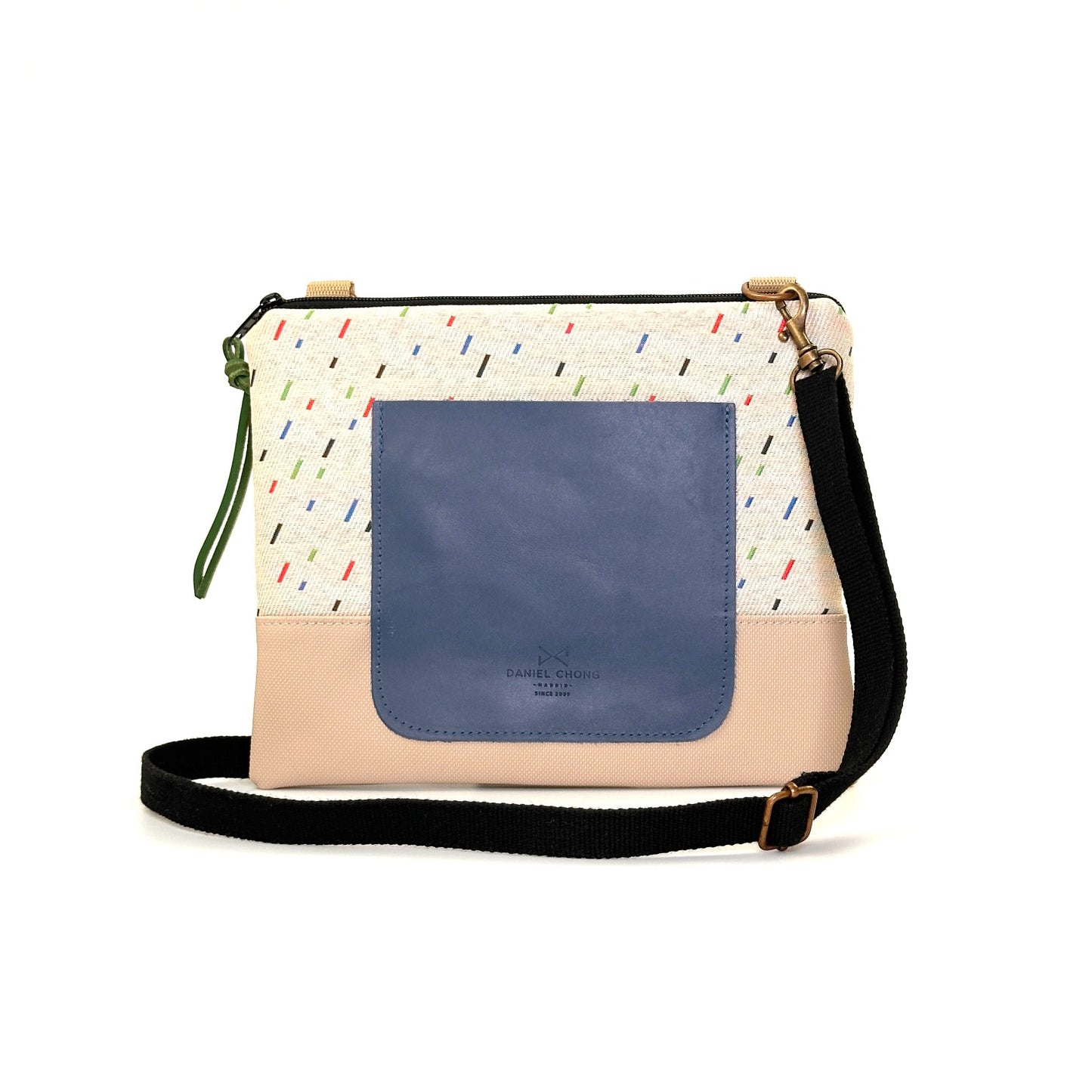 BANDOLERA MINI CUADRADA CON BOLSILLO