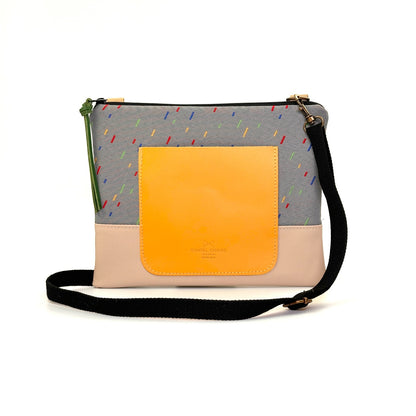 BANDOLERA MINI CUADRADA CON BOLSILLO